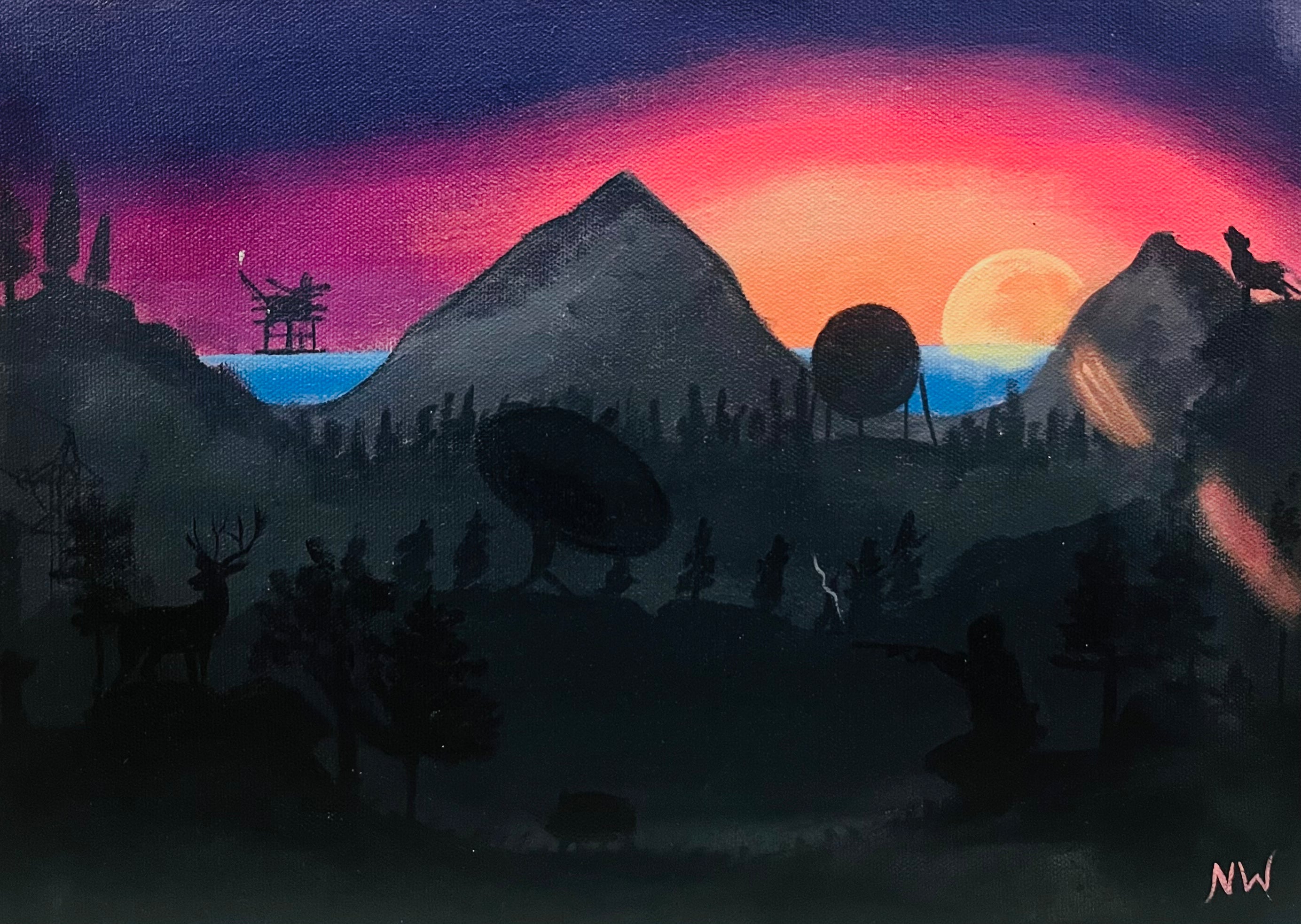 "Rust Sunset" [Poster Print]