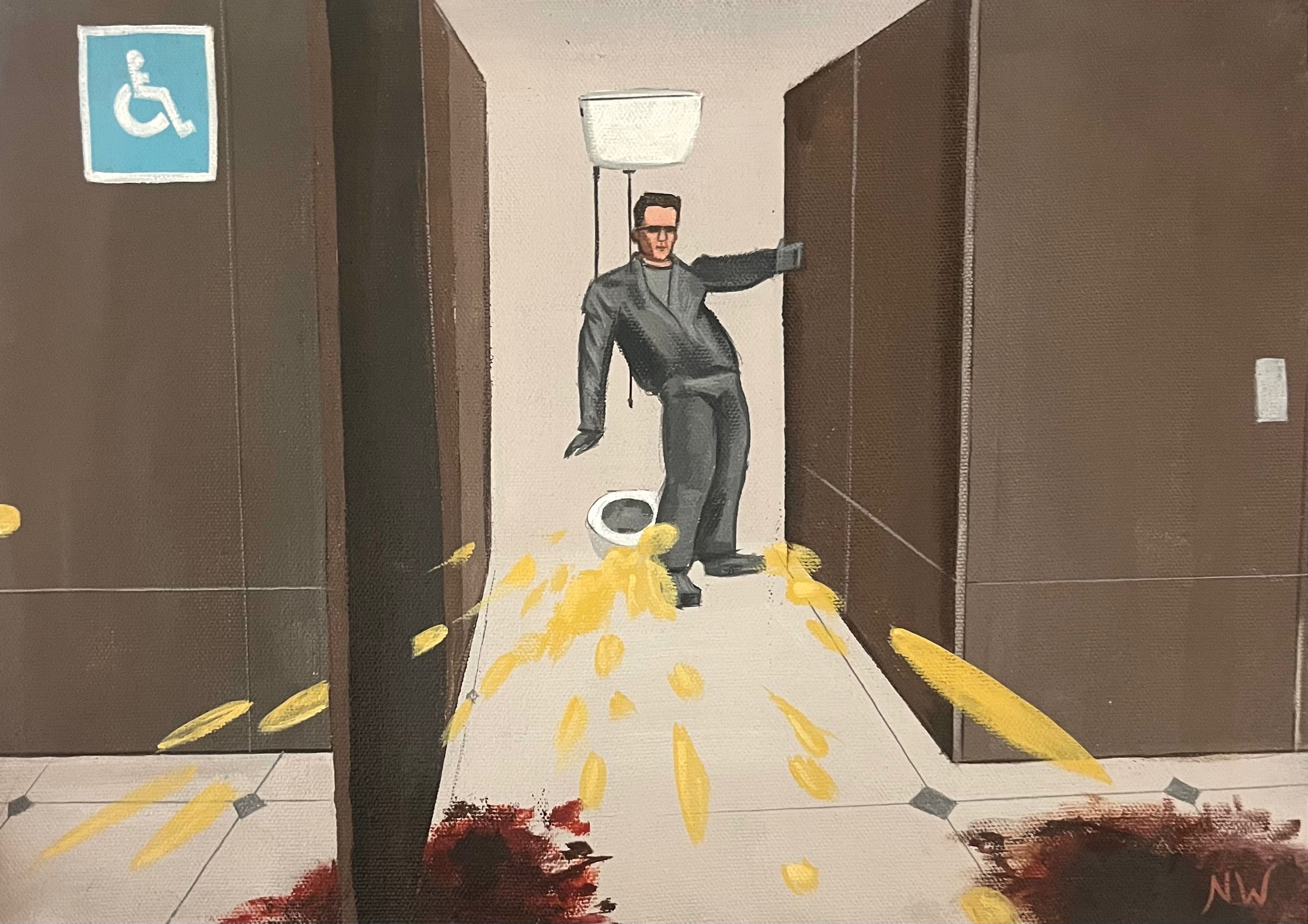 "Bathroom Explosion"